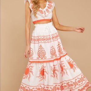 Brand new two piece skirt and top set!